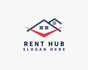 Realty House Roofing logo design