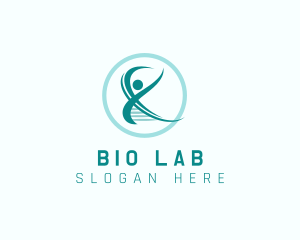 Biology - Human DNA Research logo design