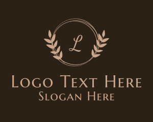 Botanist - Elegant Feminine Wreath logo design