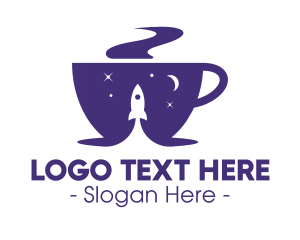 Mug - Space Rocket Coffee Cup logo design