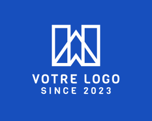 Letter W - Modern Outline Company Letter W logo design