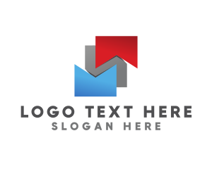 Military - Gradient Bookmark Startup logo design
