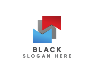 Office - Gradient Bookmark Startup logo design