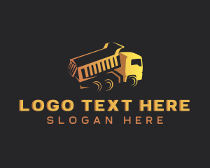 Construction Dump Truck Logo