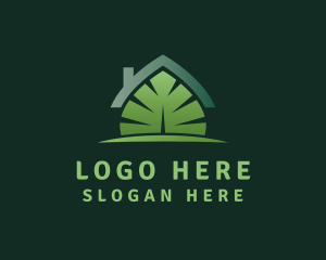 Village - Organic Leaf Residential logo design