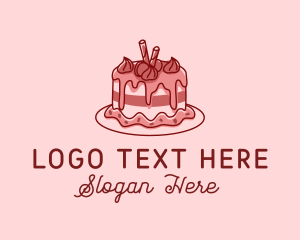 Sweet - Delicious Sweet Cake logo design