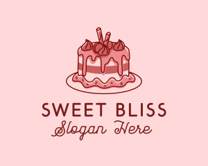 Delicious Sweet Cake logo design