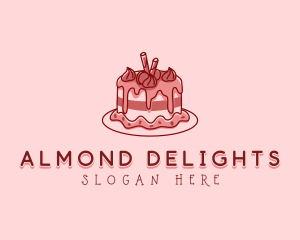 Delicious Sweet Cake Logo