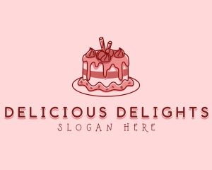 Delicious Sweet Cake logo design