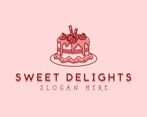 Delicious Sweet Cake logo design