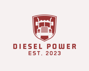 Diesel - Distribution Trucking Company logo design