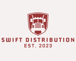 Distribution - Distribution Trucking Company logo design