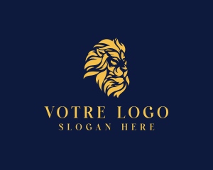 Strong Fire Lion Logo