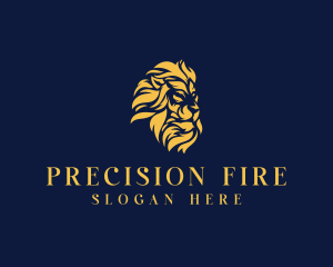 Strong Fire Lion logo design