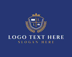 Academy - University School Institution logo design