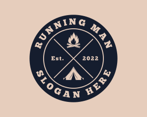 Scenery - Hipster Camping Adventure logo design
