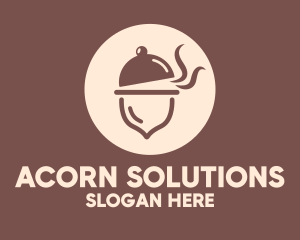 Acorn - Cloche Acorn Food logo design