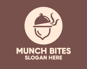Munch - Cloche Acorn Food logo design