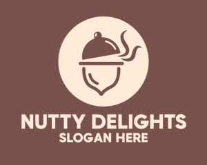 Cloche Acorn Food logo design