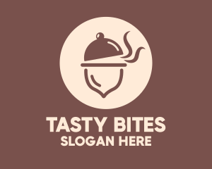 Eat - Cloche Acorn Food logo design