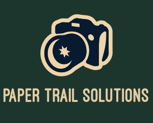 Documentation - Night Camera Stargazing Camp logo design