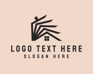 Village - Roofing House Repair logo design