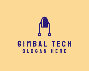 Modern Tech Nail logo design