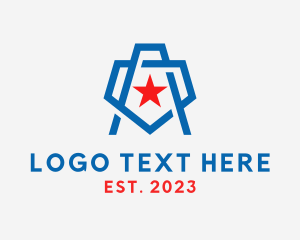 American - American Armed Forces logo design