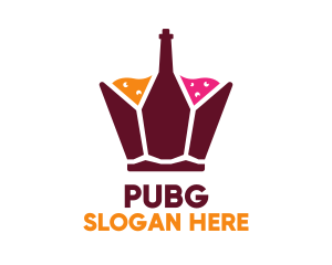 Nightclub - Drinking Bar King Crown logo design