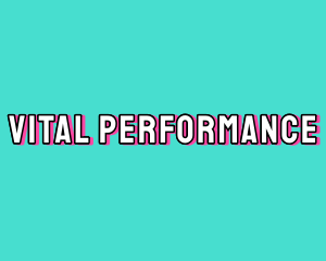 Performance - Cool Bright Text logo design