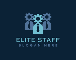 Employee Worker Recruitment logo design