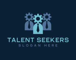 Recruitment - Employee Worker Recruitment logo design