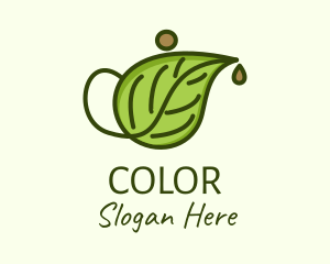 Herbal Tea Teapot  Logo