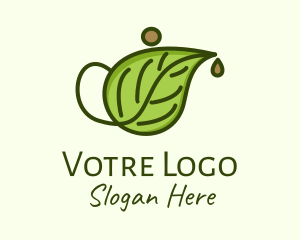 Herbal Tea Teapot  Logo