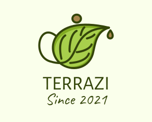 Herbal Tea Teapot  logo design