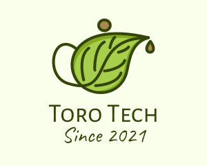 Herbal Tea Teapot  logo design