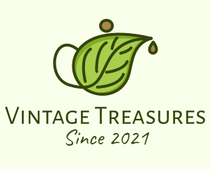 Herbal Tea Teapot  logo design