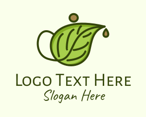 Herbal Tea Teapot  Logo