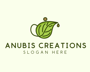 Herbal Tea Teapot  logo design