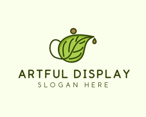 Herbal Tea Teapot  logo design