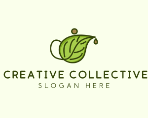 Herbal Tea Teapot  logo design