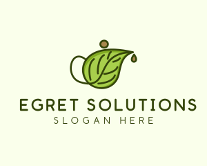 Herbal Tea Teapot  logo design