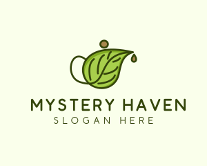 Herbal Tea Teapot  logo design