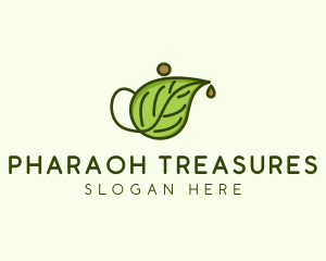 Herbal Tea Teapot  logo design