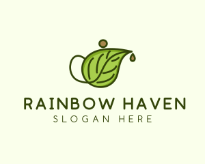 Herbal Tea Teapot  logo design