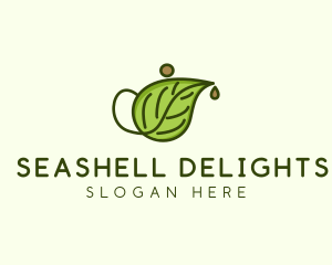 Herbal Tea Teapot  logo design