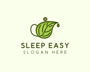 Herbal Tea Teapot  logo design