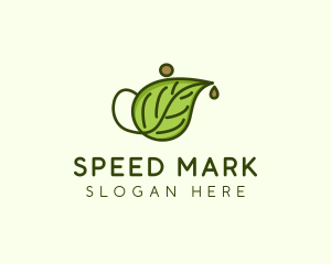 Herbal Tea Teapot  logo design