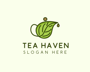 Herbal Tea Teapot  logo design