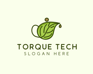 Herbal Tea Teapot  logo design